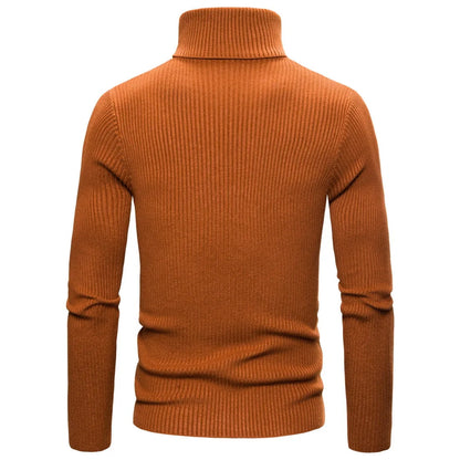 "Men's Casual Turtleneck Sweater – Winter"