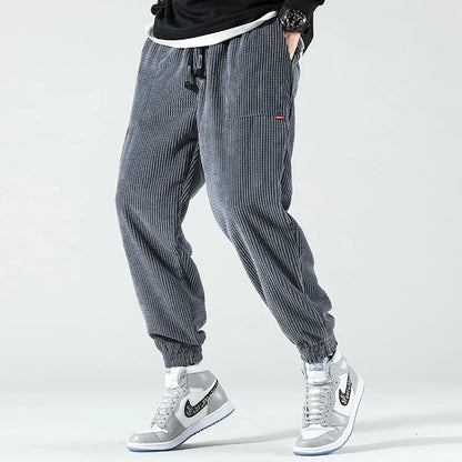 Men Streetwear Casual Fleece Pants