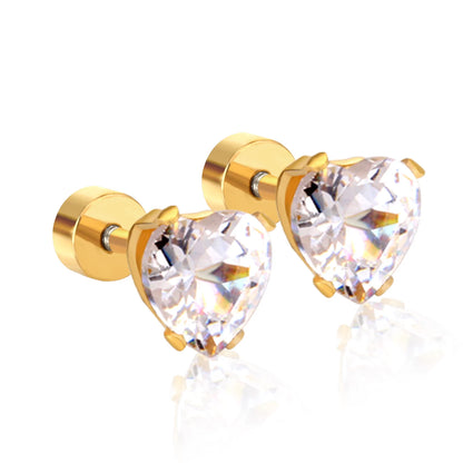 1 à 10 paires de boucles d'oreilles à clip magnétique en cristal pour hommes