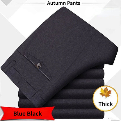 Summer High Waist Lightweight Men's Suit Pants