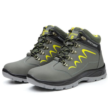 Men Steel Toe Waterproof Non-Slip Safety Boots