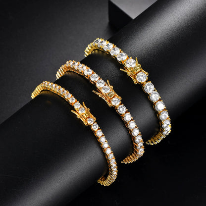 Women's 925 Sterling Silver Moissanite Tennis Bracelet