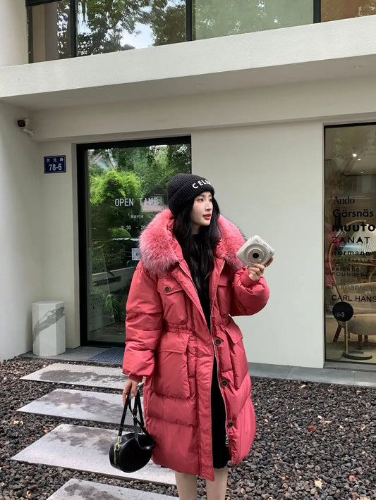 Women's Winter Waterproof Hooded Puffer Jacket