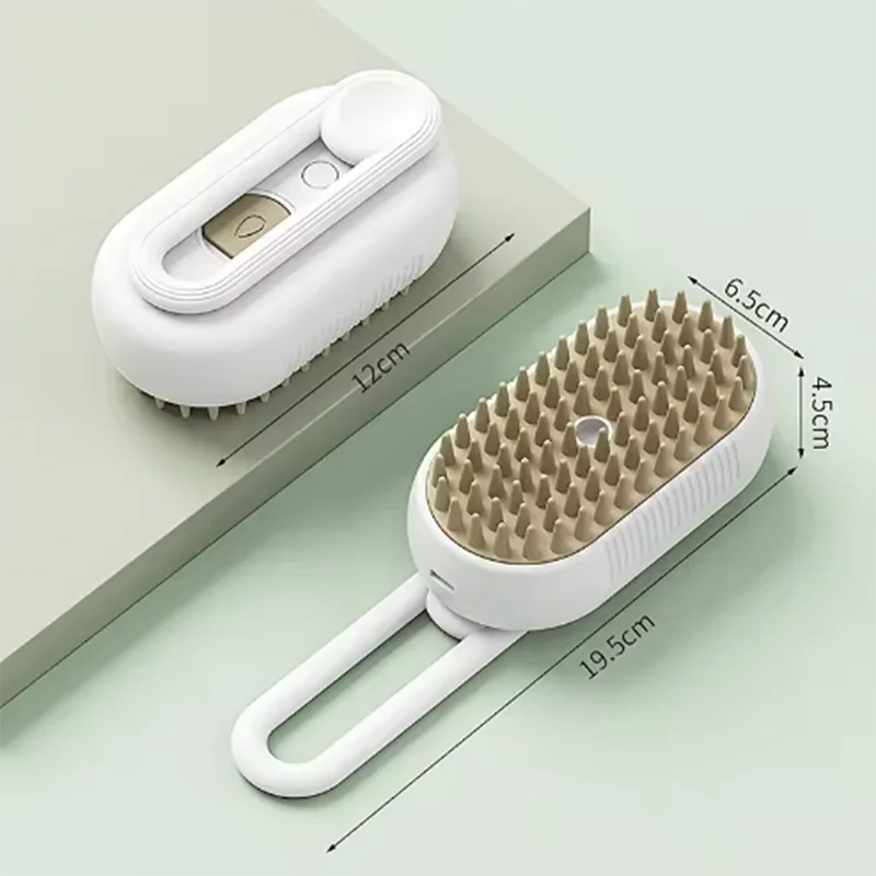Electric Steamy Spray - 3 in 1 Pet Hair Grooming Brush