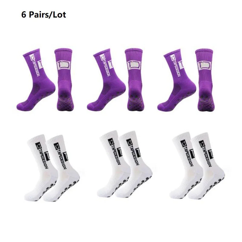 Mid-Calf Anti-Slip Sports Socks for Men