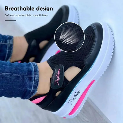 Summer Casual Breathable Mesh Ladies Sport Shoes