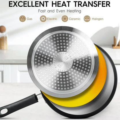 Multifunktions-Antihaft-Kochtopf mit Keramikbeschichtung, Küchengeschirr-Set