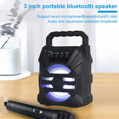 500mAh Bluetooth Speaker with Subwoofers