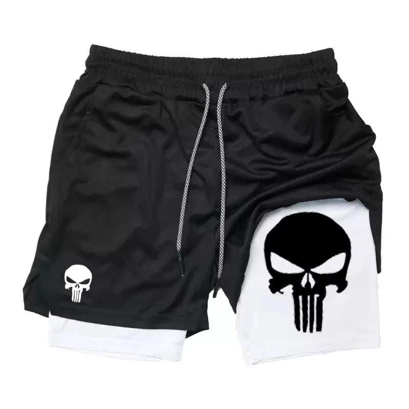 Berserk Anime 2-in-1 Running Shorts for Men