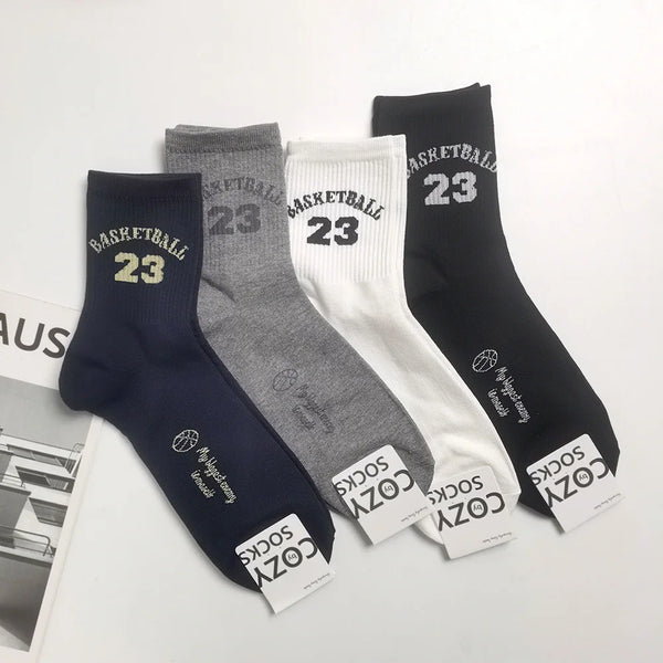 Sportsocken mit einfarbigem Muster