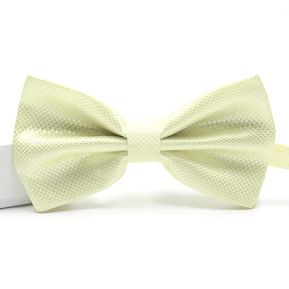 Men's Lightweight Solid Color Butterfly Bow Tie