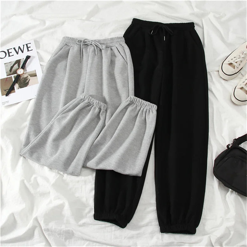 Oversized-Sweatpants für Damen – High-Waist-Streetwear-Sporthose