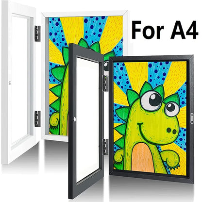 Magnetic Front-Opening Frames for Children's Art