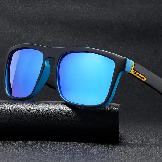 Polarisierte UV400-Sportsonnenbrille in Echtfarbe zum Fahren, Angeln, Laufen