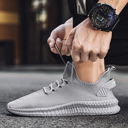 Breathable Men's Running Shoes - Flexible Anti-slip Sneakers