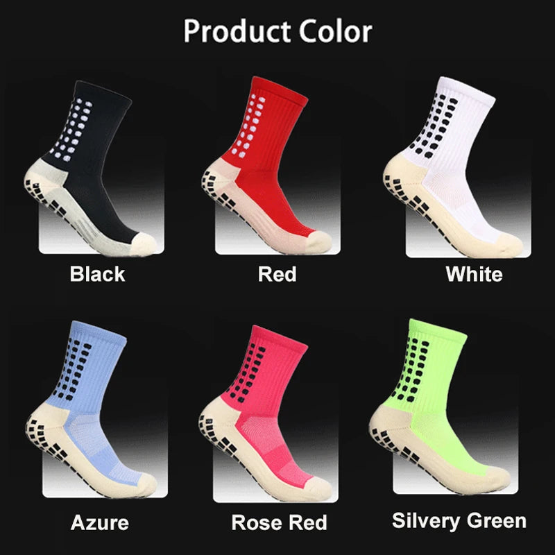 Atmungsaktive Fußballsocken für Herren mit Wabenstruktur und Grip