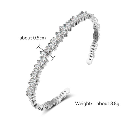 Women's Cubic Zirconia Cuff Bracelets