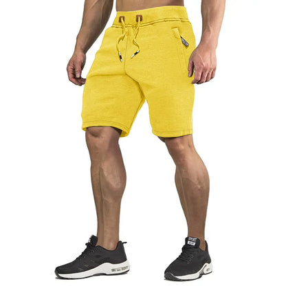 Short de course à taille élastique pour hommes