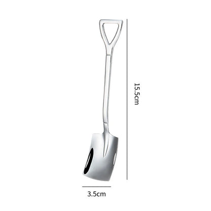 Stainless Steel Shovel Spoon - Teaspoon