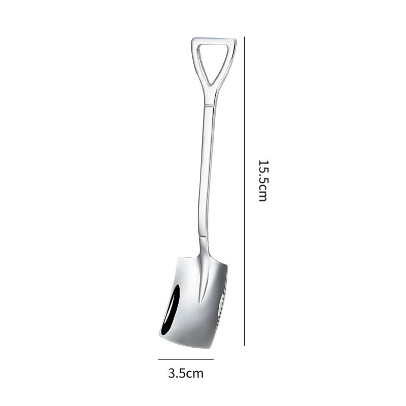 Stainless Steel Shovel Spoon - Teaspoon
