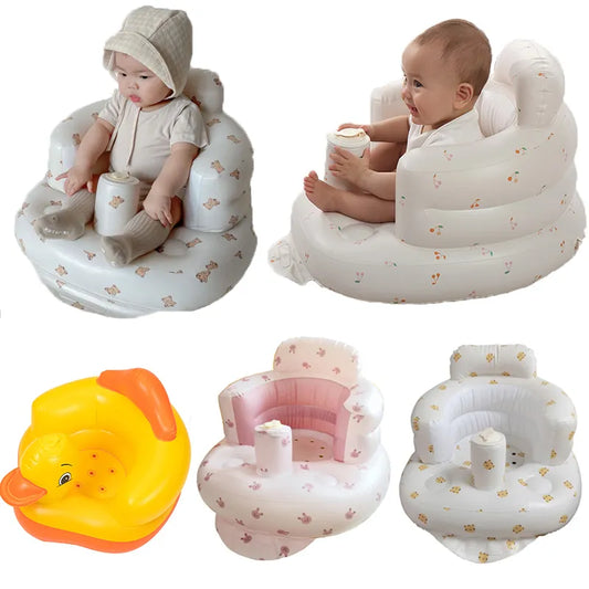 Chaise bébé multifonctionnelle - Chaise bébé gonflable pour salle de bain