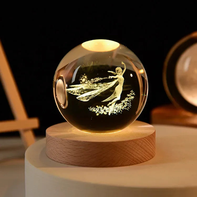 3D-Kristallplaneten-Nachtlicht-Astronomie-Globus