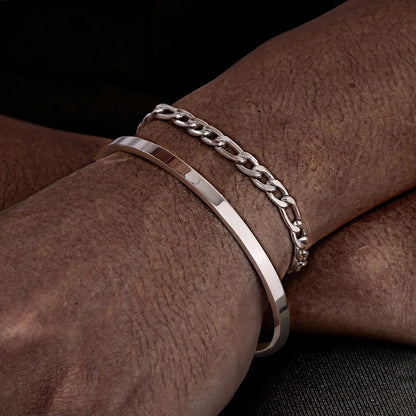 Metall-Twist-Kettenarmband-Set für Damen