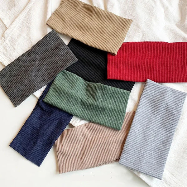 Herren-Stirnband für langes Haar, einfarbiges elastisches Nylon-Tennisstirnband.