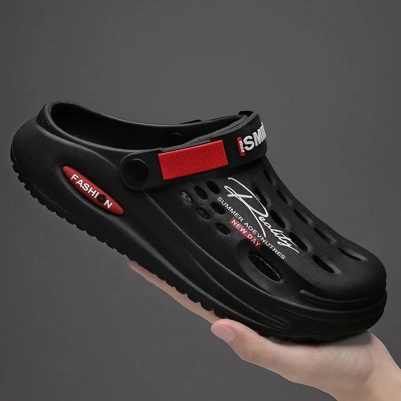 Men Summer Beach Soft Sole Breathable Home Slippers
