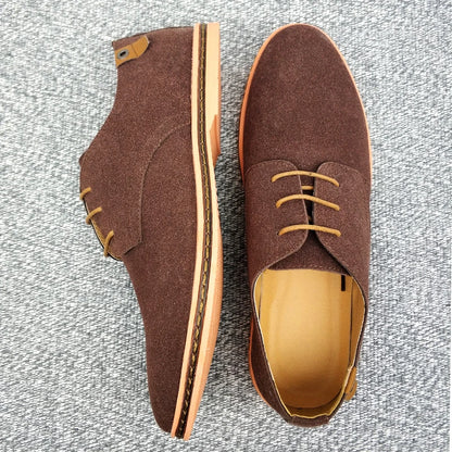 Chaussures en toile pour hommes à semelles souples - Baskets Oxford pour hommes