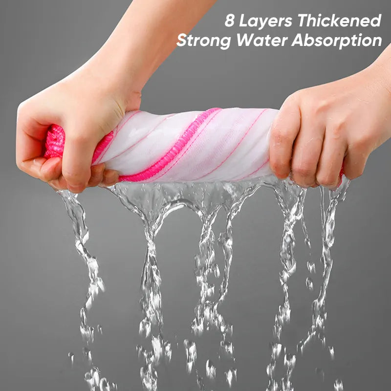 8-Layer Thick Anti-Oil Microfiber Kitchen Towel