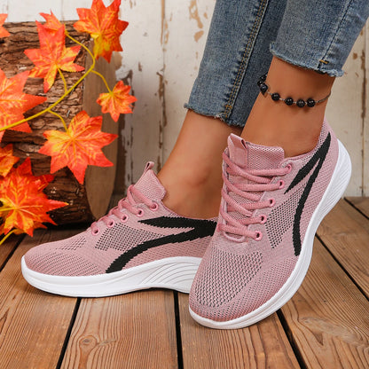 Women's Lightweight Running Shoes - Breathable Mesh Sneakers