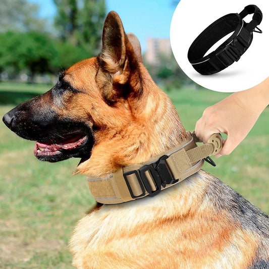 Personalized Adjustable Tactical Military Dog Collar