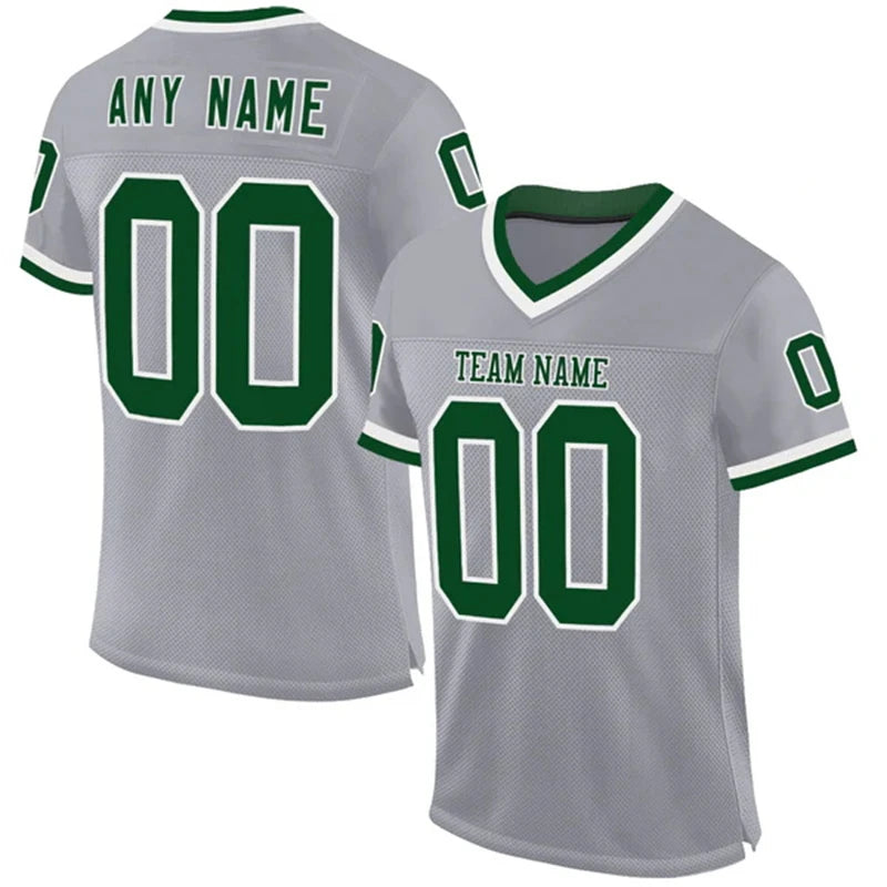 Atmungsaktive Kurzarm-Tops für Herren – American-Football-Uniform 