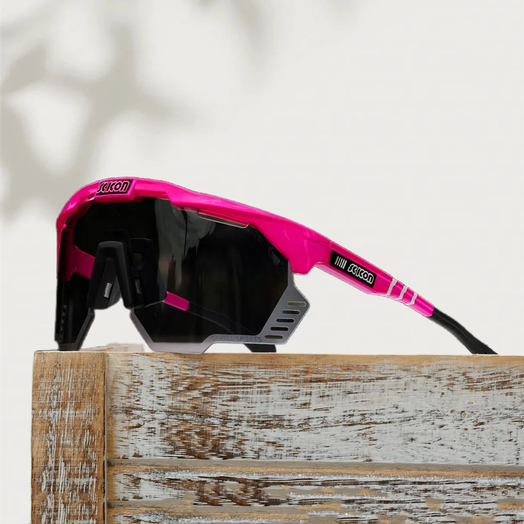 Unisex UV400 Photochromic Cycling Sunglasses