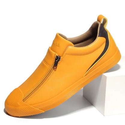 Men's Trendy Sneakers - Leather Soft Sole Men Shoes