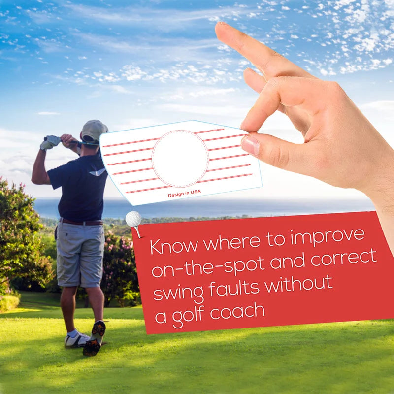 Golf Club Impact Target Stickers for Training