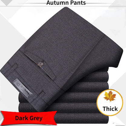 Summer High Waist Lightweight Men's Suit Pants