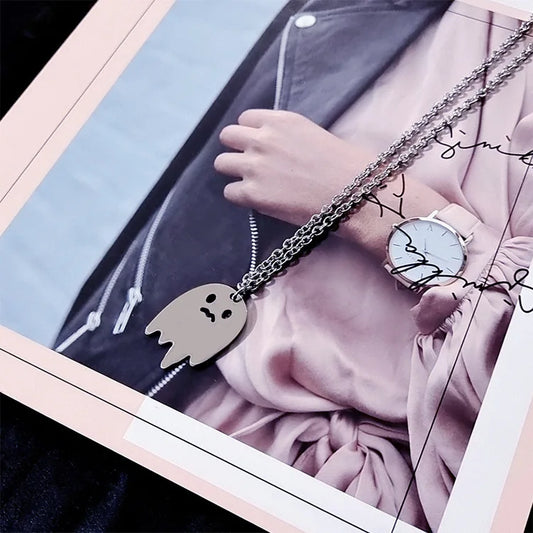 Koreanische kleine Geisterpaar-Anhänger-Halsketten