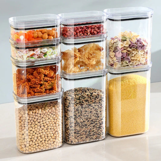 Moisture-Proof Plastic Cereal Storage Box