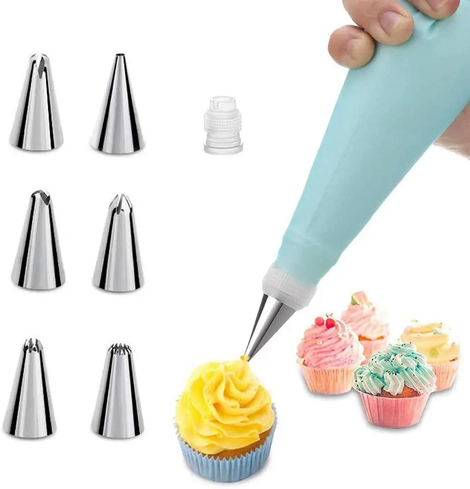 Bakery Cake Decorating Set Nozzles & Pastry Bags