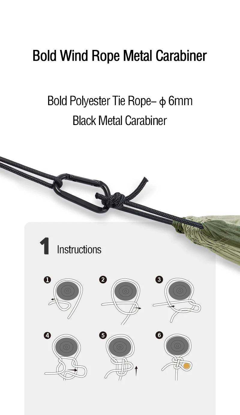 Hamac balançoire ultraléger résistant aux déchirures pour 2 personnes