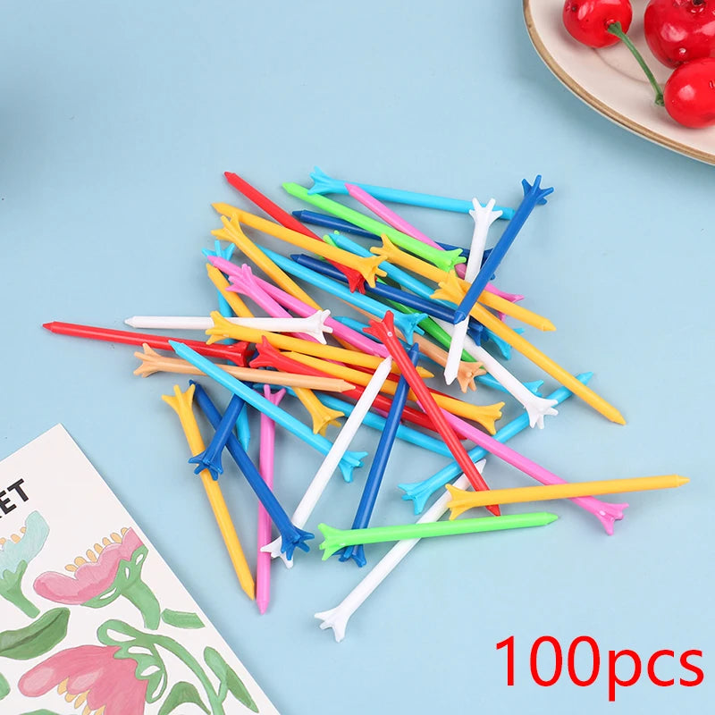 100 PC 5 Prong Golf Tees Set