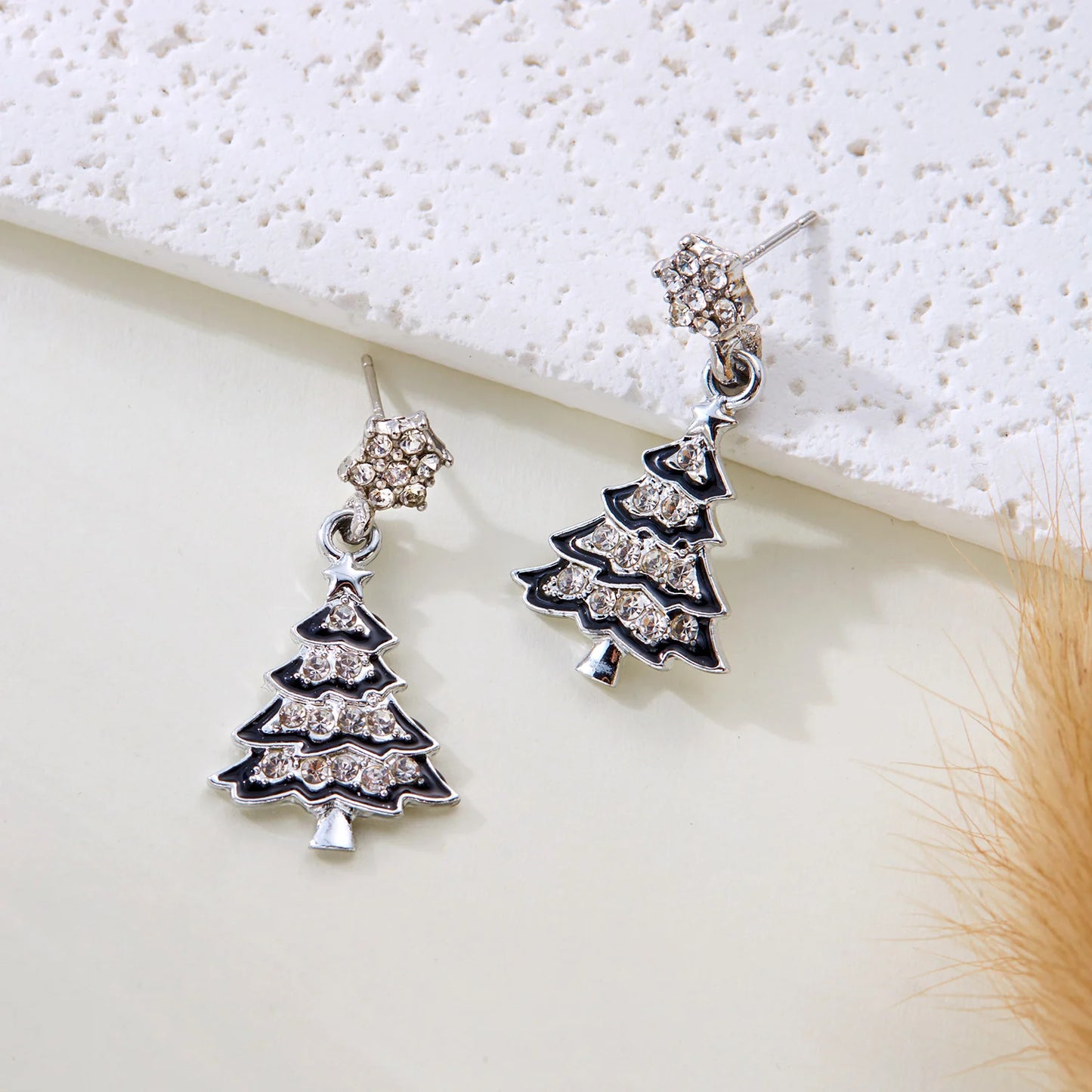 Boucles d'oreilles flocon de neige Bijoux de Noël Nouvel An
