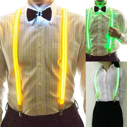 Men's LED Suspenders and Bow Tie Set