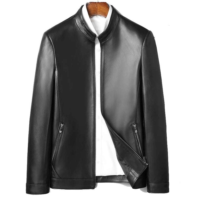 Leather Jacket - Spring Autumn Men's Classic Oversized Tops