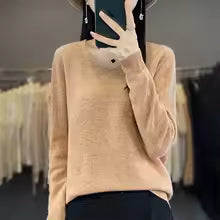 Pull col V 100% laine mérinos