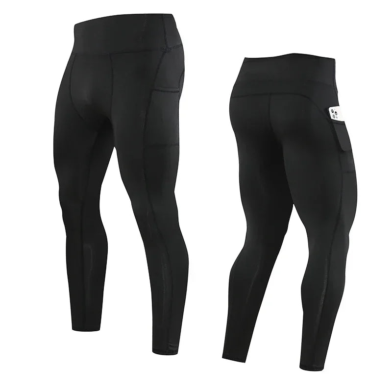 Men's Yoga Dry Fit Running Tight Leggings