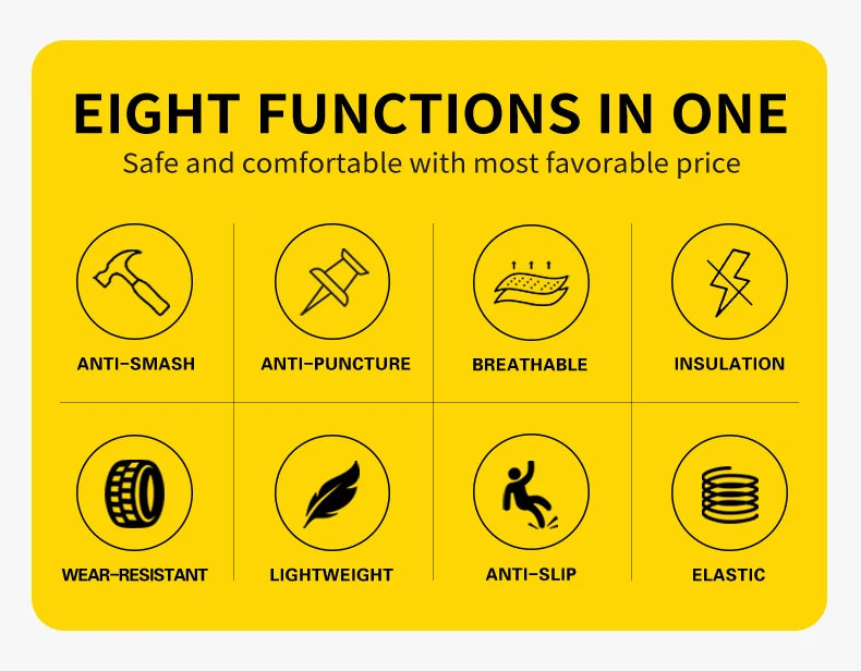 Chaussures de sécurité légères - Baskets pour hommes