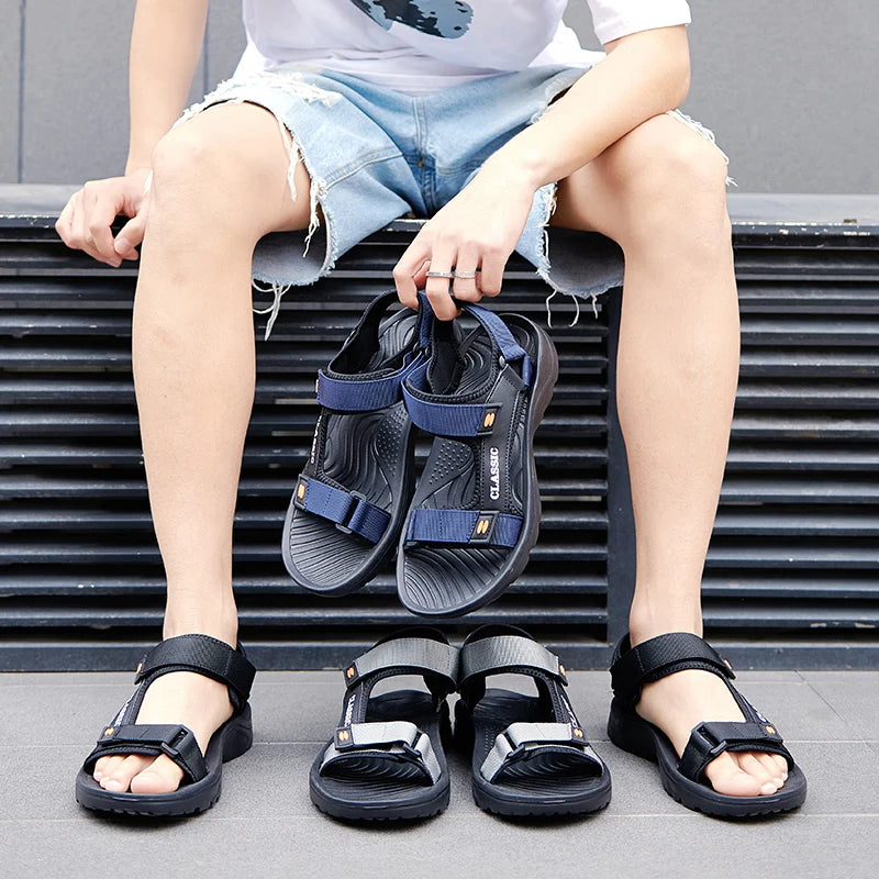 Man Outdoor Sandals - Comfortable Shoes